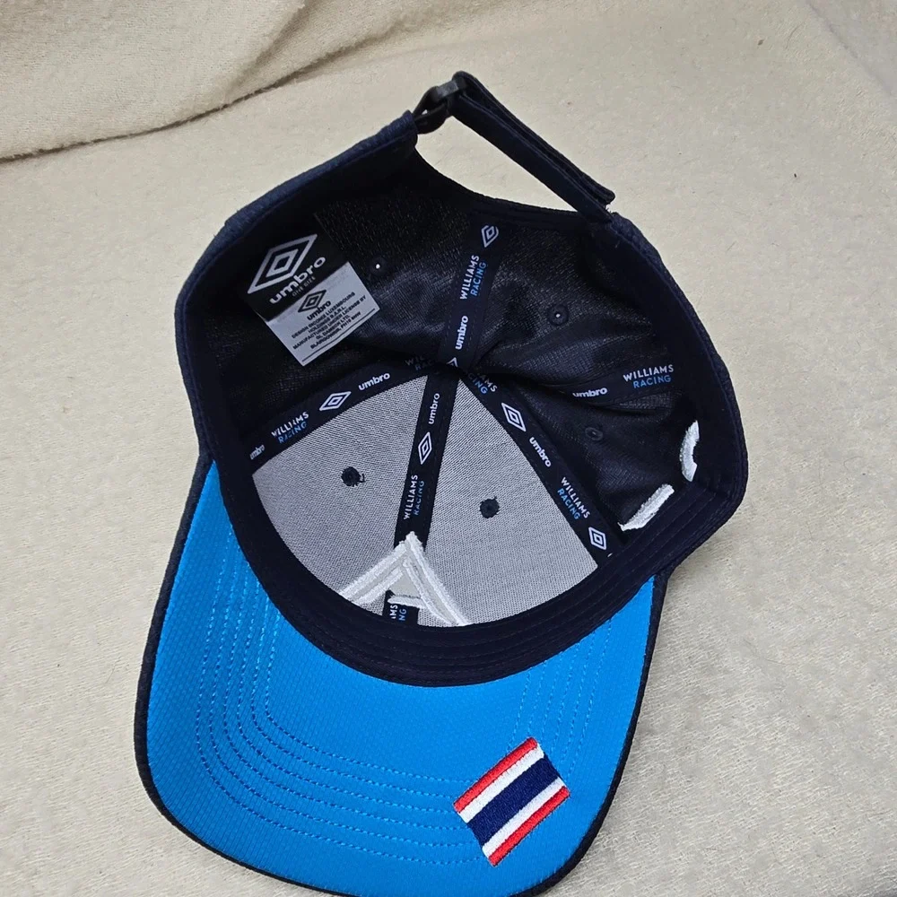 Umbro Williams Racing Hat Mens Navy Blue Alex Albon 23 F1 Baseball Cap